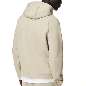 Hoodie homme à faible MOQ, impression personnalisée en relief, pour les marques de streetwear américaines avec étiquette privée, provenant d'un fournisseur de hoodies. - Product Image 2