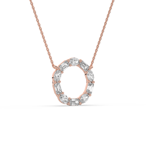 Colgante de Diamante Cultivado en Laboratorio de 3 Ct Personalizado, Plata 925 Chapada en Oro, Corte Esmeralda, Lujo, Certificado IGI, Estilo Único para Mujer, Ligero - Product Image 5