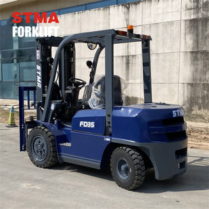 Carretilla elevadora diésel STMA de 3,5 toneladas, alta eficiencia, mayor vida útil con mástil de 3 etapas de 4500mm, piezas de elevación de horquilla opcionales - Product Image 5