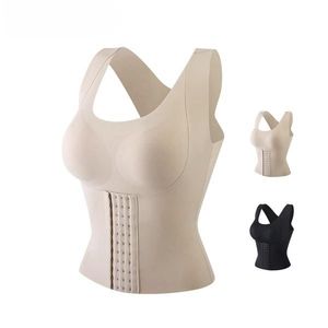 Moldeador de cuerpo de reloj de arena ajustable para mujer, 1 paquete de corsé de entrenamiento de cintura con almohadillas para el pecho, cinturón deportivo, entrenador de cintura - Product Image 1