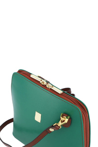Sac à bandoulière élégant et tendance 2025, personnalisable OEM, couleur personnalisée pour femme, fermeture éclair de haute qualité, cuir de vachette véritable - Product Image 5