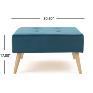 Modern Stylish Wooden Frame <b>Stool</b> And Ottomant For Living Room Furniture At Wholesale Prices Direct Factory - Product Image 4