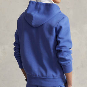 Sudadera con capucha y cremallera completa para hombre, mezcla de algodón, informal, para uso diario, cómoda, de corte relajado, chaqueta con capucha - Product Image 4
