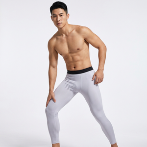 Leggings de Compresión Largos para Hombre, Color Sólido, Cintura Elástica, Material de Spandex y Nailon - Product Image 5