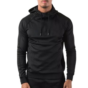 Sudadera con Capucha para Hombre, Corte Regular, Color Sólido, Manga Raglán, Secado Rápido, Tejido de Punto, Informal, Invierno, Logotipo Frontal, Transpirable, Ecológica - Product Image 1