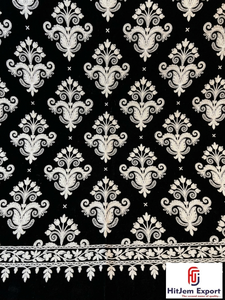 Fabricant de tissus brodés en coton de qualité supérieure, fournisseur OEM ODM de textiles sur mesure pour robes de mariée et robes de soirée - Product Image 3