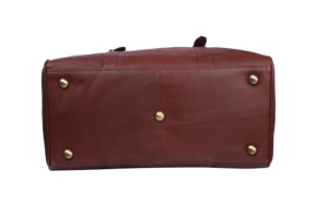 Sac de voyage en cuir véritable de haute qualité, léger, résistant à l'eau, avec fermeture éclair, grand espace de rangement pour hommes, marron - Product Image 6