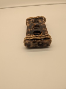 Portavelas de Madera Natural con Tres Orificios para Decoración del Hogar y Ocasiones Navideñas - Product Image 2