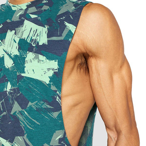 Camiseta sin mangas UltraCotton para hombre, informal, para gimnasio, de alto rendimiento, de secado rápido, diseño transpirable, talla grande, tejida. - Product Image 6