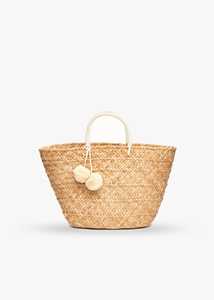 Nuevo estilo, nuevo bolso de actualización, hecho a mano bolso, bolso de paja con borla, bolso de paja perfecto para mujer, productos de moda, bolso de mano informal - Product Image 4