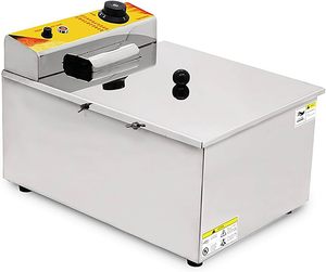 Friteuse à hot-dogs au fromage commerciale 12L - Friteuse électrique automatique 2500W pour corn-dogs avec grande capacité - Product Image 3