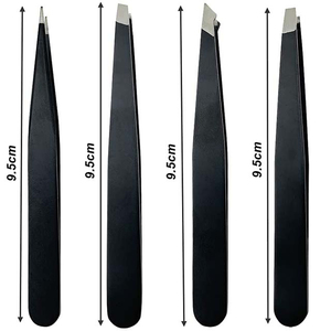 Pinzas para Cejas de Alta Calidad con Agarre Cómodo, Pinzas para Cejas con Diseño Impreso para Principiantes en el Cuidado de la Belleza - Product Image 6