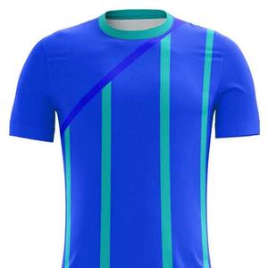 Ensemble de maillots de football pour hommes et jeunes, uniforme d'équipe respirant en polyester avec shorts, pour club de football bleu, vêtements de sport pour adultes. - Product Image 4