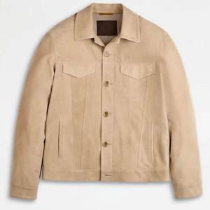 Vintage Outdoor Men <b>Trucker</b> <b>Jacket</b> Breathable Soft Lightweight Functional Adventure Layer - Product Image 1