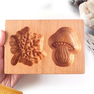 <b>Baking</b> <b>accessories</b> wood cookie mould wooden cake mold wholesale press molds for embossing cookies - Product Image 4