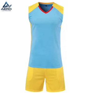 Unisex Men's Adult Sportswear 100% Polyester Quick Dry <b>Volleyball</b> Uniform <b>Sets</b> Custom Design Top Selling Low Price Printed Style - Product Image 6