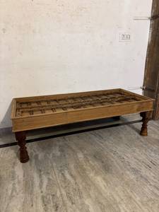 Modern Luxury Vintage Solid Wood <b>Coffee</b> <b>Table</b> <b>Tiles</b> Design Adjustable Height Custom Farmhouse Paradise Handicrafts Fast - Product Image 2