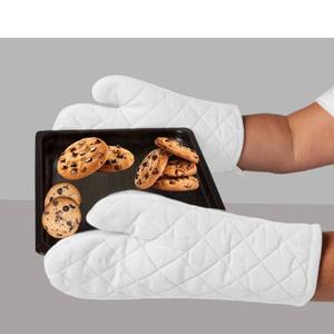 Guantes de Cocina Blancos 100% Algodón Resistentes al Calor para Cocinar y Hornear - Product Image 4