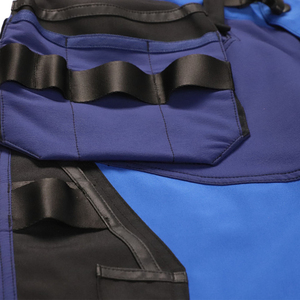 Pantalon de travail haute visibilité pour homme, thermique, multifonctionnel, avec poches à outils, imperméable, coupe-vent, respirant, extensible, certifié CE, en coton - Product Image 4