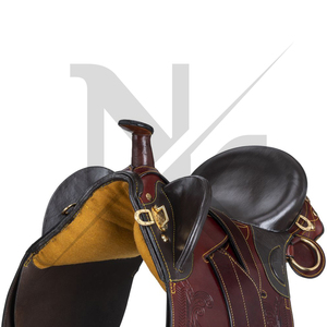 Selle d'endurance australienne de qualité supérieure - Cuir véritable, panneaux en mousse haute densité, conception de sécurité renforcée - Product Image 3