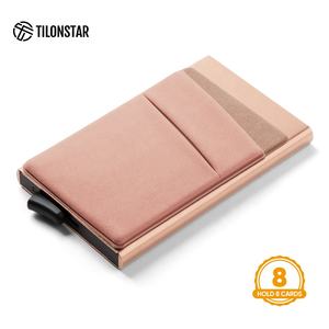Portefeuille automatique pour homme TILONSTAR TVC104, fin et élégant, avec blocage RFID, en aluminium, pour cartes de crédit - Product Image 2