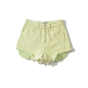 Shorts de mezclilla de corte relajado con dobladillo deshilachado para mujer, shorts de mezclilla holgados de verano para mujer - Product Image 3