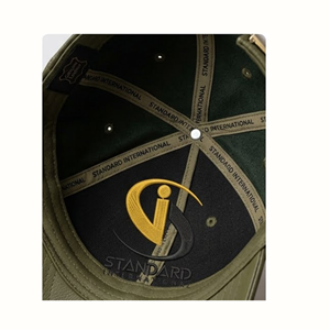 Gorra de Béisbol Unisex Verde Oliva, Otoño Invierno, Cálida, de Cuero PU con Logotipo Grabado, 6 Paneles, de la Mejor Calidad, con Visera Curva, Nueva - Product Image 4