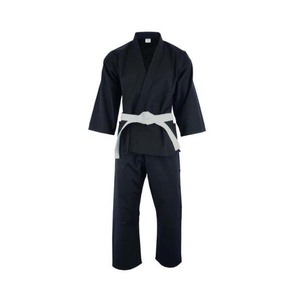 Traje Deportivo de Karate Ligero Estampado con Cinturones, Uniforme de Artes Marciales de Color Sólido, Transpirable, Unisex - Product Image 1
