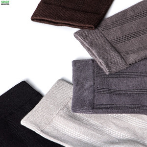 Naimat Men's Crew <b>Socks</b> 100% Cotton Solid Color Knitted Breathable Daily Wear Autumn Standard <b>Thickness</b> Four Seasons Wear - Product Image 2