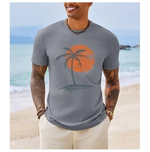 Nouveau design T-shirt décontracté pour homme 100 % coton tricoté à manches courtes imprimé avec caractéristiques anti-boulochage et écologiques Bangladesh - Product Image 3