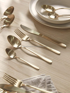 Ensemble de couverts en acier inoxydable pour hôtels et restaurants, assurant une résistance professionnelle et une présentation élégante de la table - Product Image 3