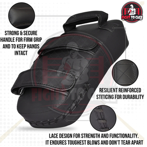 Almohadillas de boxeo tailandesas de PU de calidad superior, personalizadas en color de contraste, del mejor proveedor, únicas, para entrenamiento de artes marciales. - Product Image 5