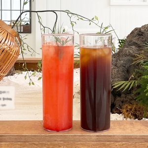 แก้วกาแฟทรงตรงขนาดใหญ่ 24 ออนซ์ ปลอดสาร BPA พลาสติกใส Ecozen ใช้ซ้ำได้ 700 มล. ผลิตในเกาหลี - Product Image 6