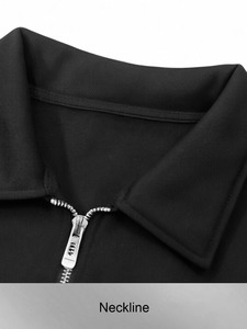 Sudadera de hombre al por mayor con media cremallera, 100% algodón, ecológica, transpirable, de secado rápido, para invierno, con cuello alto y bolsillo, corte regular. - Product Image 3