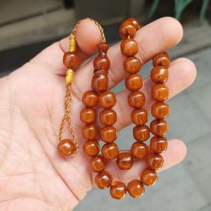 Perles de prière en résine écologiques faites à la main de luxe, vertes, Tasbeeh - Product Image 2