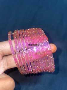 Pulseras de cristal/Chudiyan de moda para mujeres y niñas con tamaño y modelo personalizables/Artesanías de resina estilo ángel - Product Image 3