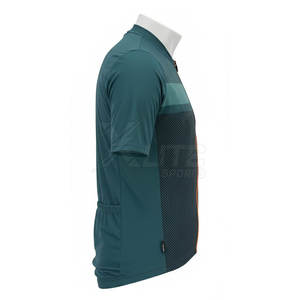 Maillot de Ciclismo de Compresión de Poliéster de Alta Elasticidad y Resistente al Viento para Entrenamiento de Resistencia, Carreras Profesionales, Costuras Duraderas - Product Image 5