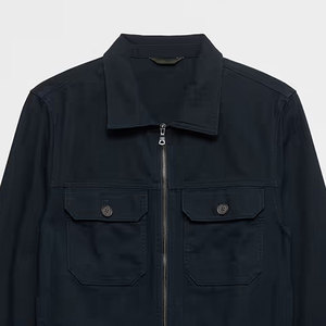 Chaqueta de lona impermeable hecha a medida para hombre, elegante chaqueta de lona de invierno para hombre en venta en línea - Product Image 3