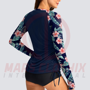 New Arrival High Quality <b>Women</b> Long Sleeve Rash Guards <b>Top</b> Seller Gym And Training Wear Rash Guard For Ladies - Product Image 2