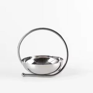 Tazón de Metal Resistente para Servir, Tazón Premium para Eventos Corporativos y Exhibiciones de Catering - Product Image 2