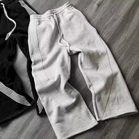 Pantalones de chándal anchos y holgados de alta calidad personalizados para hombre, estilo cargo, transpirables, ecológicos y de peso pesado.