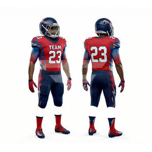 Uniformes de Fútbol Americano Sublimados Personalizados 2026, Tejido de Malla Premium, Unisex, Adulto, Manga Corta, Secado Rápido - Product Image 2