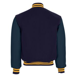 Blousons d'hiver de baseball pour hommes 2025 en gros avec lettrage, vestes universitaires vierges - Product Image 3
