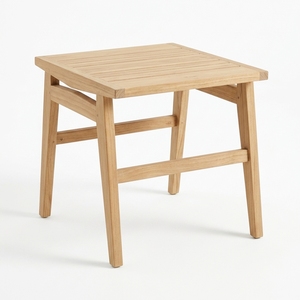 Mesa de Centro Moderna de Madera de Teca, Diseño Minimalista, Hecha a Mano, Muebles para Sala de Estar, Rectangular para Exteriores, con Marco de Madera Sólida - Product Image 2