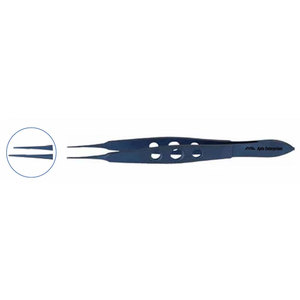 Instrumento Quirúrgico Manual con Plataforma de Ligadura de 6 mm para Microcirugía Delicada, Pinzas de Ligadura McPherson Rectas de 11 cm - Product Image 1