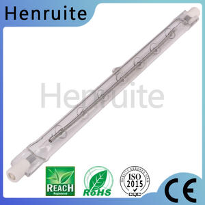 Lampe chauffante infrarouge de haute qualité en gros, 690 mm, 1000 W, lampes chauffantes halogènes IR - Product Image 4