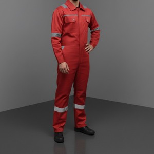 Overol de Seguridad Reflectante Industrial, Ropa Protectora Duradera para Empleados de Fábrica y Almacén - Product Image 1