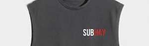 Camiseta sin mangas unisex Subhay, cuello redondo, malla transpirable, 180g, poliéster, para adultos, todas las estaciones, corte regular, logotipo impreso en la parte delantera. - Product Image 4