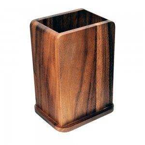 Porte-stylos carré moderne en bois, boîte à crayons avec affichage de la température, taille personnalisable, impression possible – Meilleures ventes - Product Image 6