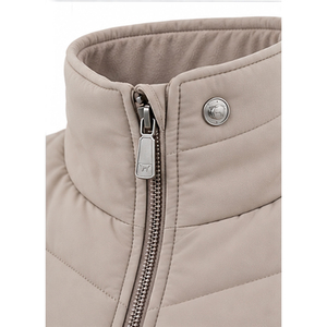 Chaleco Ecuestre Acolchado Ligero para Mujer, Otoño, Casual, con Logotipo, Cuello Alto - Product Image 4